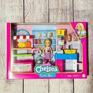 Barbie Chelsea Can Be Snack Stand Playset with Blonde Small Doll & 15+ NEW
